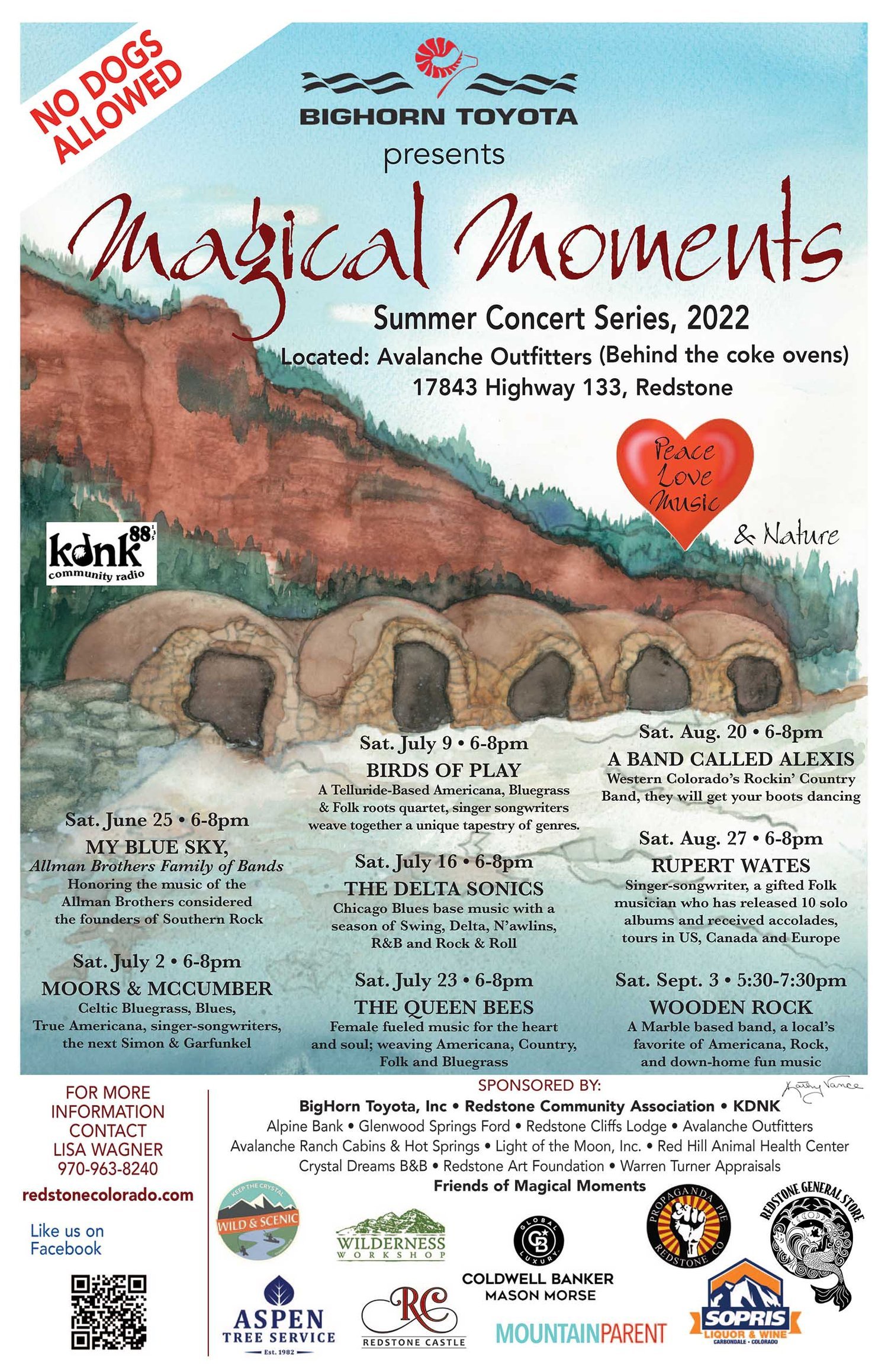 Magical Moments Summer Concert Series 2022 poster